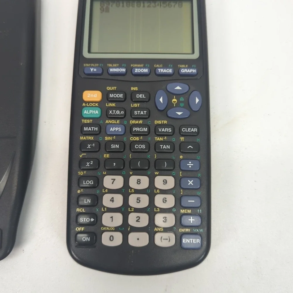 Texas Instruments TI-83 Plus Graphing Calculator With Cover‎ Some Dead Pixels